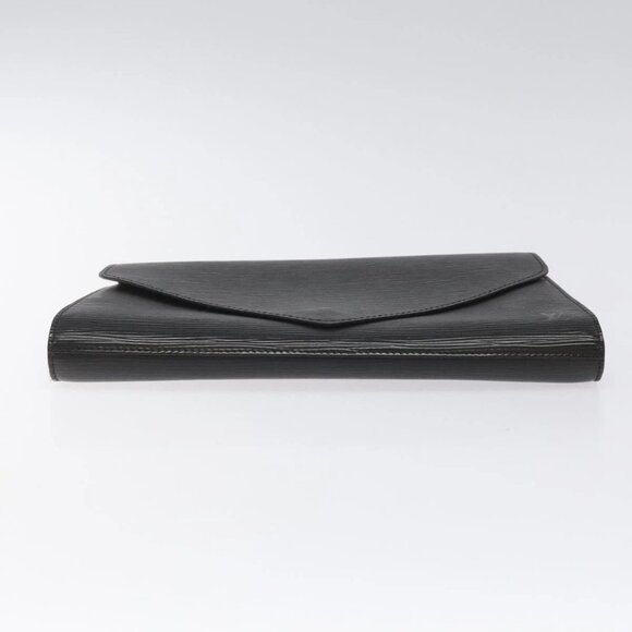 LOUIS VUITTON Epi Art Deco Clutch Bag Black M52632 LV Auth EC463 - Picture 6 of 15